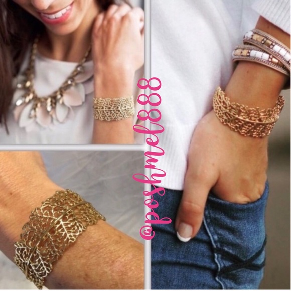 Stella & Dot | Dainty Gold⚜️‘Retired’ Gold Grace Cuff Bracelet - Picture 16 of 16